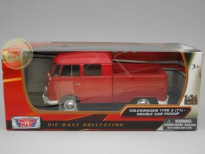 Volkswagen Type 2 (T1) Double Cab Pick-Up - Motormax 1:24 - MX79343RE - Foto 1 di 1
