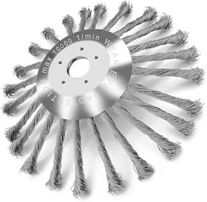 NEW 10-Inch Unbreakable Wired Trimmer Weed Wacker Head Compatible with String - Picture 1 of 6