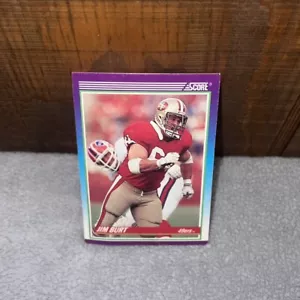 Jim Burt Vintage 1990 NFL Score Football Sports Trading Card 49ers #545 - Bild 1 von 5