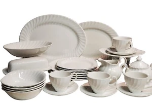 Vintage JOHNSON BROTHERS REGENCY Earthenware Ironstone Dinnerware Set - Picture 1 of 9