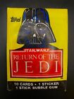 1983 Topps Star Wars Return of the Jedi Unopened Wax Pack Darth Vader Wrapper
