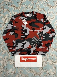 CHAQUETA SUDADERA SUPREME NIKE ARC CUELLO REDONDO (GRANDE) (CAMUFLAJE ROJO) SS22 - Imagen 1 de 21