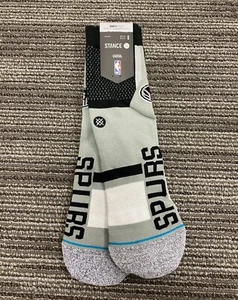 Men’s Stance Infiknit “Spurs Shortcut 2” Sock Small 3-5.5 - Picture 1 of 4