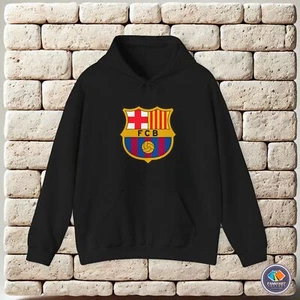 FC Barcelona Football Soccer Club Symbol Logo Unisex Hoodie - Picture 1 of 13