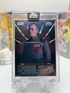 2024 Topps Chrome Black Star Wars Grand Moff Tarkin Embrace The Dark Side #ED-12 - Picture 1 of 2