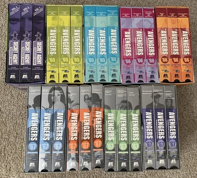 The Avengers VHS Lot 1960s The Original British TV Cult Classic Emma Peel Macnee - Image 1 of 2