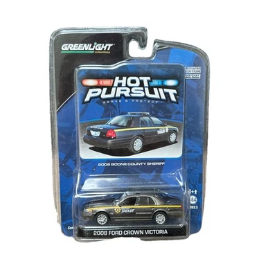 Greenlight Hot Pursuit 2008 Ford Crown Victoria Boone County Sheriff Limited   - Image 1 of 2