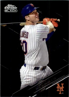 Pete Alonso 2020 Topps Chrome Black #15 - Image 1 of 2