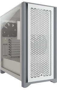 Corsair 4000D Airflow Tempered Glass Mid-Tower ATX PC Case- White - Photo 1/10