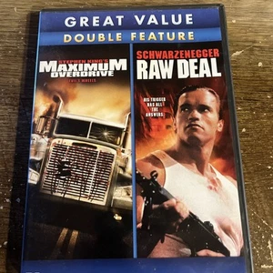 Double Feature: Maximum Overdrive Raw Deal DVD Double Feature Tested Rare - Picture 1 of 3
