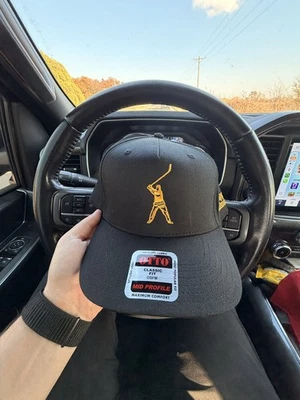 Happy Gilmore 2 Top Golf Otto Classic Fit Snap Back Hat One Size Fits All-Black - Image 1 of 4