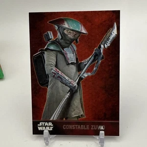 Star Wars The Force Awakens Trading Card #13 Constable Zuvio. BX3 - Picture 1 of 2