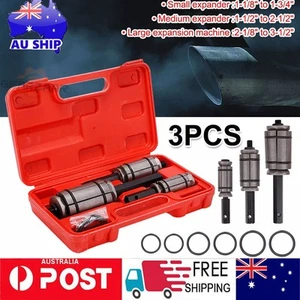 3PCS Tail Pipe Expander Set Exhaust Muffler Spreader Dent Remover Tool Kit AU - Picture 1 of 18