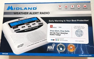 Midland Weather Radio WR-120EZ Public Alert NOAA Emergency Storm Alert Hazards - Picture 1 of 10