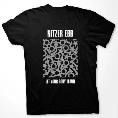 NEW Nitzer Ebb Band Let Your Body Learn Cotton Black S-5XL T Shirt EN763 - Image 1 of 4