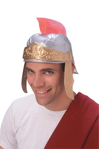 Mens Roman Helmet Fancy Dress Accessory - Picture 1 of 1