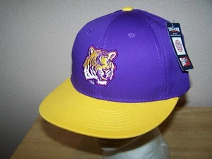 Louisiana State LSU Tigers  NCAA College ADJUSTABLE  Back Flat Bill Cap Hat - Picture 1 of 5