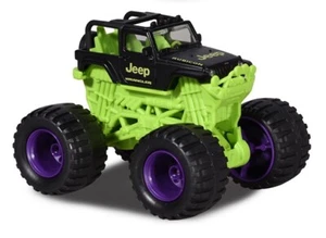 Majorette 212057255 - Monster Rockerz - jeep Wrangler - Negro/Verde - Nuevo - Imagen 1 de 1