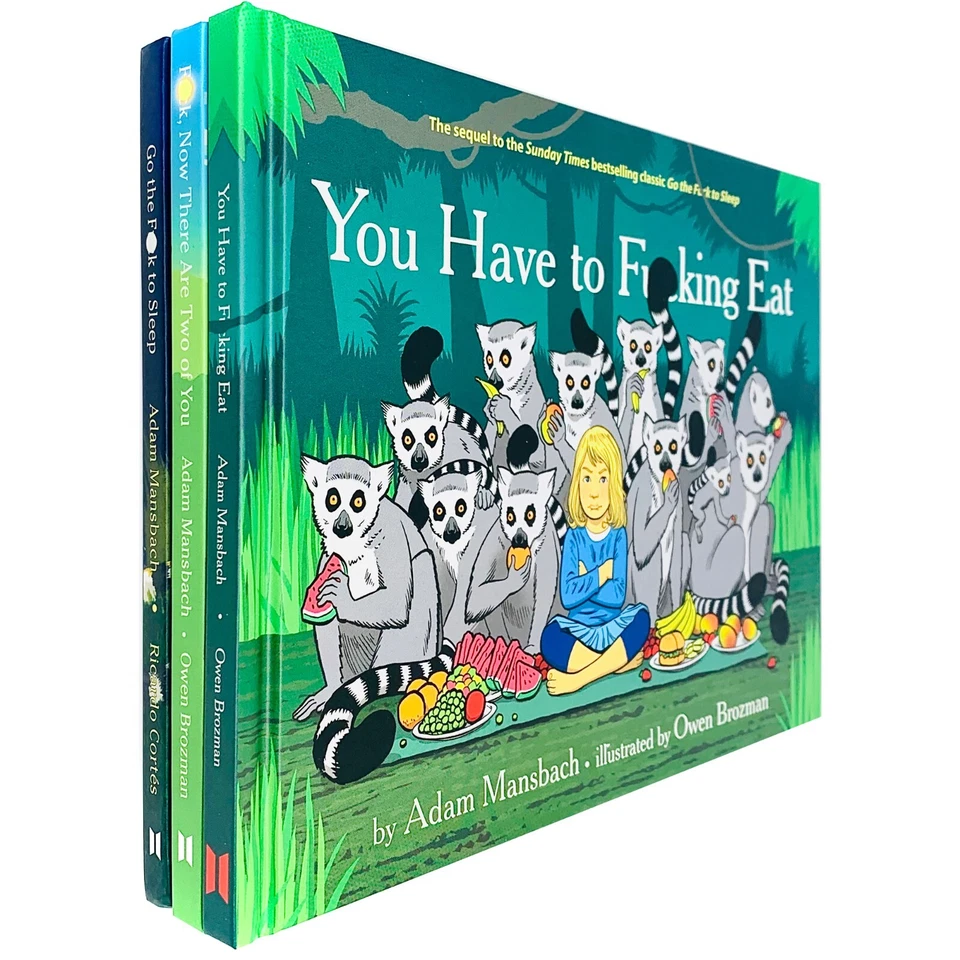 Go the Fuck to Sleep Collection 3 Books Set By Adam Mansbach Go the F*k to Sleep - Image 1 of 4