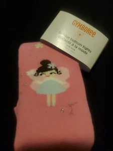Gymboree Girls NWT New With Tags Pretty Pink Girl Tights Size 0-6 Months - Picture 1 of 1