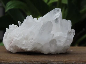 Clear Quartz Crystal Cluster Natural 202 Grams - Picture 1 of 8