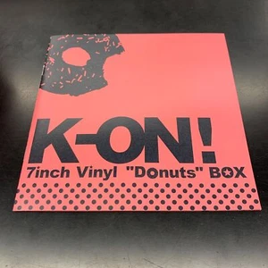 K-ON 7inch Vinyl Donuts Box Analog Record Set Limited Edition Japan Used - Picture 1 of 10