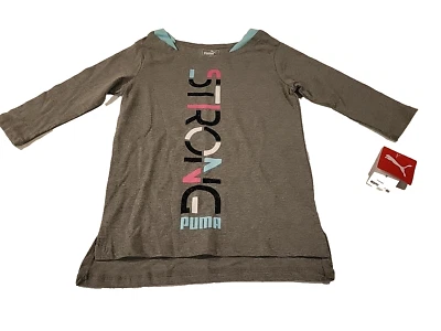 PUMA NWT Girls long sleeve shirt T-shirt size S - Image 1 of 4