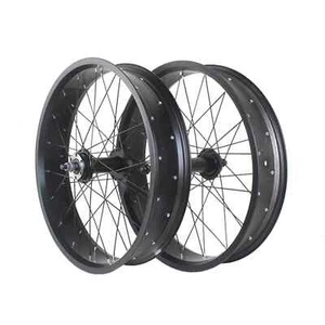 20/24/26x4.0 Inch Fat Tire Snow Bike Super-wide Wheelset 36 Holes 80/100mm Width - Picture 1 of 18