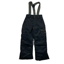 FireFly Aquabase Elite Youth Kids Black Bib Overall Snow Ski Pants Size S/P