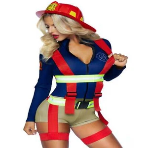 Hot Zone Honey Firefighter Costume - Picture 1 of 5