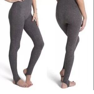 Spanx Assets grau hoch tailliert Steigbügel nahtlose Leggings Hose Damengröße Large " - Bild 1 von 6