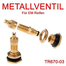 LKW Reifen Ventil Metallventil für EM Reifen TR 670-03 Felgenventil schlauchlos