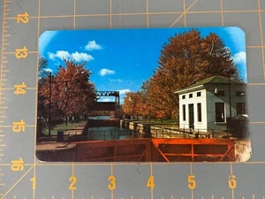 Postcard RPPC Seneca & Cayuga Barge Canal Lock Waterloo NY 1964 Unposted - Picture 1 of 2