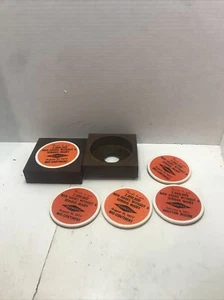 2 Vintage Rare ￼Dowell Safety Coaster  1977 Mid Continent Set - Picture 1 of 4