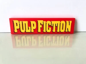 Pulp Fiction Logo Collectible Display Text Stand Quentin Tarantino Travolta SLJ - Picture 1 of 3