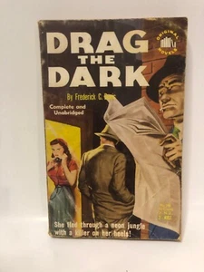 Drag the Dark Frederick C. Davis Novelas Originales AU 1ª Edición Australian Crime Pulp - Imagen 1 de 6