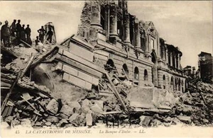 CPA Messina La Catastrofe La Banque d'Italie ITALY (800758) - Picture 1 of 2