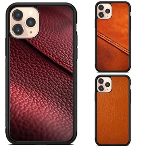 Natural leather Suede texture Phone Cover For Samsung S21 S22 S23 S24 - Picture 1 of 25