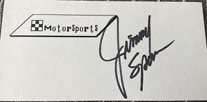 Jimmy Spencer Personally Autographed Signed Nascar Card Racing FreeShip