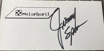 JIMMY SPENCER Personally Autographed Signed NASCAR Card RACING FreeShip - Image 1 of 2