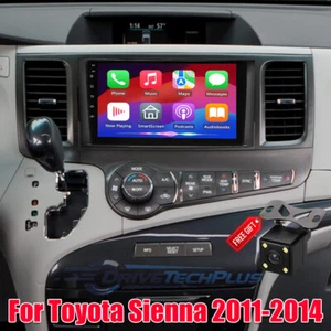 9" Carplay Para Toyota Sienna 2011-2014 Android 13 coche estéreo Radio GPS 2+32G - Picture 1 of 17