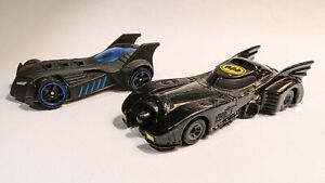 Two diecast Batmobile models - ERTL (1:43 - 1989) & Matchbox (1:64 - 2014)