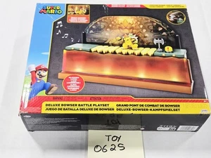Jakks Super Mario Deluxe Bowser Battle Playset con luci e suoni! NUOVISSIMO - Foto 1 di 6