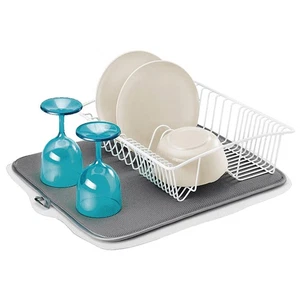 Metaltex 320480109 Abtropfmatte Microfaser, grau - Bild 1 von 1