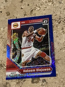 Blue Choice #’d/24 - 2024-25 Donruss Optic Legends HAKEEM OLAJUWON Rockets PWE - Imagen 1 de 3