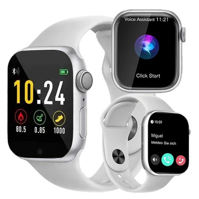 Smart Watch Men Women Bluetooth Heart Rate Sleep Wristwatch For Android and IOS - Image 1 of 4