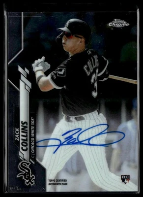 2020 Topps Chrome #RA-ZC Zack Collins Rookie Autographs - Image 1 of 2