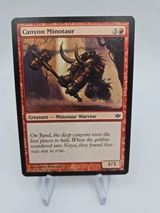 3X Canyon Minotaur - Conflux - MTG - 60/145 - Common – Red – Creature - Picture 1 of 1