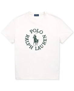 3XB Polo Ralph Lauren Nevis weiß Big & Tall dunkelgrün Big Pony T-Shirt 58" - Bild 1 von 8