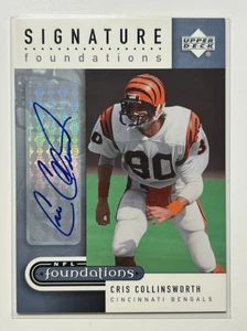 Cris Collinsworth AUTO Signature Foundations 2005 Upper Deck Autograph SP Bengal - Picture 1 of 2